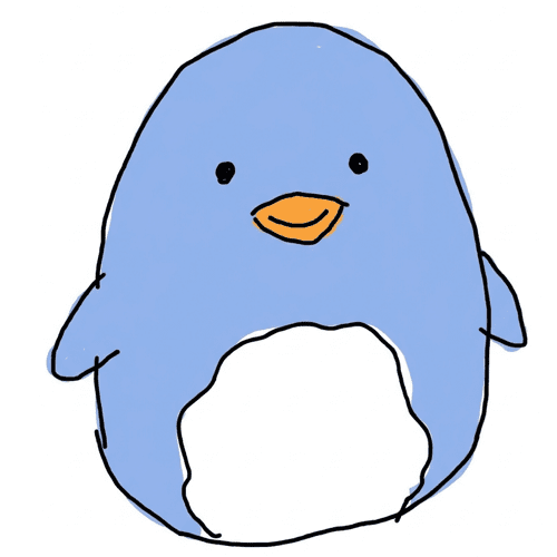 ペンギン顔